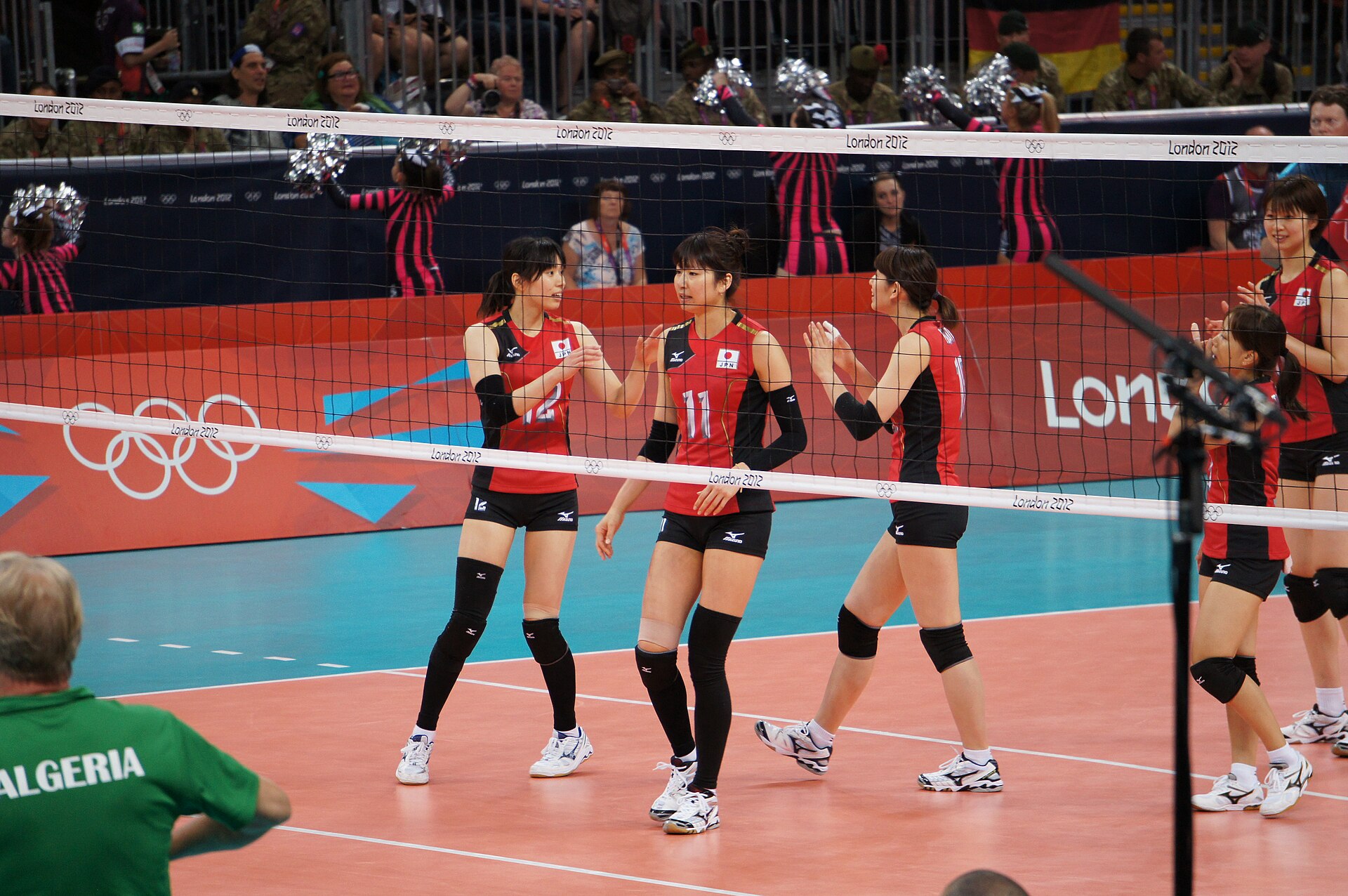 2012年ロンドン五輪でのバレーボール女子日本代表チーム
