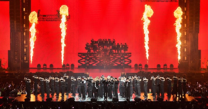 INI東京ドーム公演の様子(ORICON)