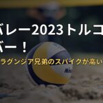 男子バレー2023トルコ代表メンバー!9番と12番ラグンジア兄弟のスパイクが高い
