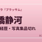 石橋静河 朝ドラ『ブラッサム』 年齢・経歴・写真集品切れまとめ